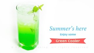 Green Cooler Mocktail Recipe  Quick Easy amp Refreshing  Summer Drinks [upl. by Nicholl]