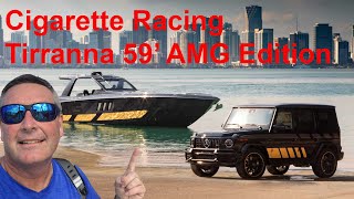 Cigarette Racing Tirranna 59 AMG Edition with 6 Mercury Racing 450 R Engines [upl. by Siulesoj]