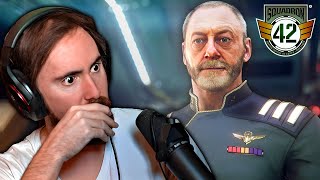 Squadron 42 Gameplay  Asmongold Reacts [upl. by Ulane]