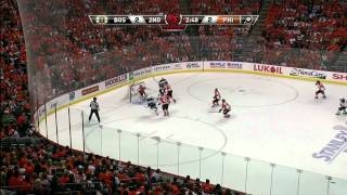 BruinsFlyers Game 2 2011 Highlights 522011 1080p HD [upl. by Doraj150]