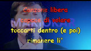 canzone libera Gianni morandi karaoke franco [upl. by Wendell1]