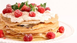 Nutella Crepe Cake Recipe  Laura Vitale  Laura in the Kitchen Episode 870 [upl. by Nyloj]