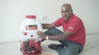 How to use a Knapsack Power Sprayer [upl. by Assiralk]