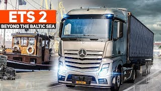 ETS 2 Beyond the Baltic Sea 1 Im LKW über die russische GRENZE  EURO TRUCK SIMULATOR 2 [upl. by Hterag]