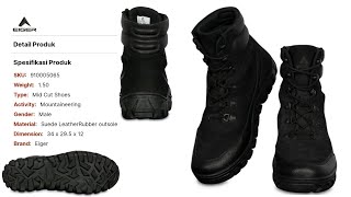 EIGER SYNAPCER  SEPATU HIKING EIGER TERBARU  910005065 [upl. by Netsyrk789]