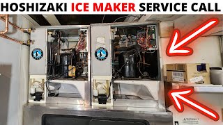 HVACR Hoshizaki Ice Maker Service Call Hoshizaki Troubleshooting And Repair Water Supply Line [upl. by Emiaj]