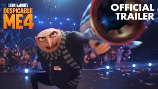 DESPICABLE ME 4  Official Trailer Universal Pictures HD [upl. by Odine]