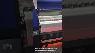 Let’s see the sublimation printer factory do the test printing [upl. by Onaicul]