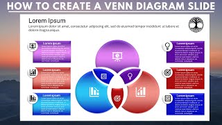 PowerPoint Tutorial Venn Diagram PowerPoint Slide  Logical Relations PowerPoint Slide [upl. by Alexis]