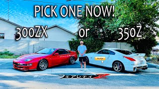 350Z VS 300ZX Which Do I SELL Retro Z Modern Z One Must GO [upl. by Elyr296]