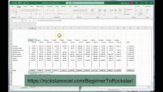 Create an Expense Tracker in Excel in 14 Minutes [upl. by Shreve]