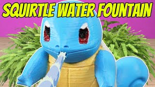 Squirtle Water Fountain Bring Pokemon to Life with 3D Printing [upl. by Sidonnie763]