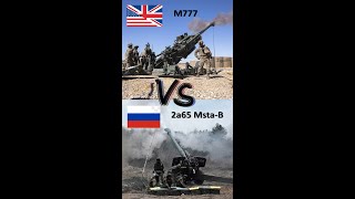 M777 Howitzer VS 2a65 MstaB Howitzer Which one is better shorts [upl. by Luas]