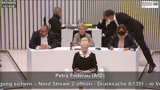 Petra Federau Nord Stream 2 öffnen [upl. by Leesa492]