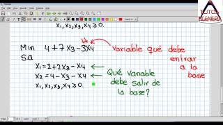 🎯 Variable que entra y que sale en el Simplex [upl. by Hawley]