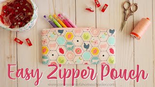 🧵Easy Zipper Pouch Beginner Friendly Sewing Pattern [upl. by Brice35]