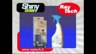 Lavaggio e manutenzione  Liquido per la pulizia dei pannelli solari  Shiny Solar  Raytech [upl. by Henigman]