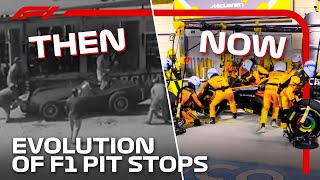 The Evolution Of F1 PitStops  DHL [upl. by Htebazil]