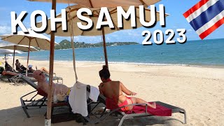 Koh Samui Thailand Lamai Beach Walking Tour November 2023 [upl. by Lydia]