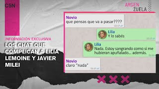 La DOBLE vida de LILIA LEMOINE hablaba con su exnovio sobre la vida PRIVADA de MILEI [upl. by Filide727]