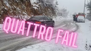 Audi A7 Quattro in Snow [upl. by Base]