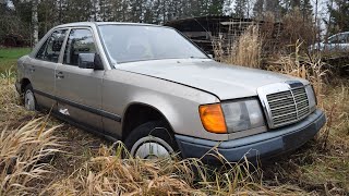 Starting MercedesBenz w124 200D After 13 Years  Test Drive [upl. by Nicko]