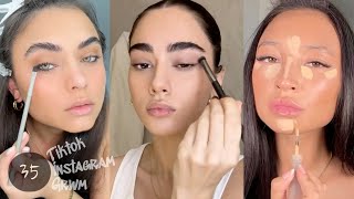 How to makeup 2023 💄 GRWM Tiktok compilation 💋 [upl. by Ahsein]