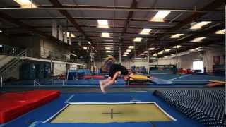 Trampoline Tutorials  How To Front Flip the basics [upl. by Analram]