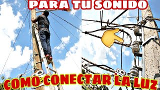 COMO CONECTAR LA LUZ PARA TU SONIDO 110 Y 220 [upl. by Idroj]