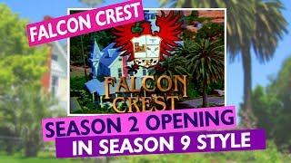 FALCON CREST opening Season 2 Season 9 style [upl. by Resee]