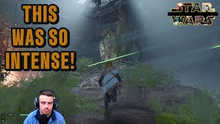 THIS WAS SO INTENSE ON JEDI FALLEN ORDER starwars [upl. by Ahsahtan8]