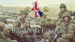 Battle of the Falklands  British army song [upl. by Namyac]