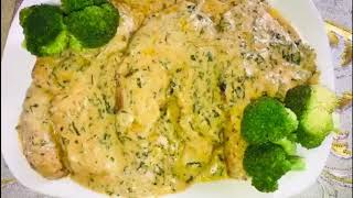 Salmon With Creamy Parsley Sauce Recipe [upl. by Albur]