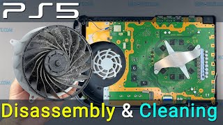 PS5 disassembly and dust cleaning How to fix PlayStation 5 overheating [upl. by Ellebasi]