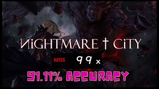 Camellia NIGHTMARE CITY quotTempestuous Prugatoryquot Osu mania Trolikgames [upl. by Ainnet587]