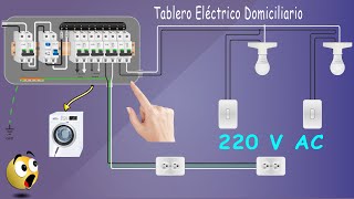 TABLERO ELÉCTRICO DOMICILIARIO  EXPLICACIÓN PASO A PASO [upl. by Layney]