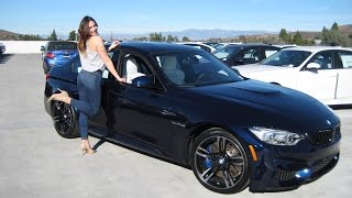 New BMW M3 in Tanzanite Blue with Opal White Merino Leather  Exhaust Sound  BMW Review [upl. by Urial409]