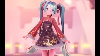 MMD MiKu Spring Festival 新春快乐 [upl. by Talbott]