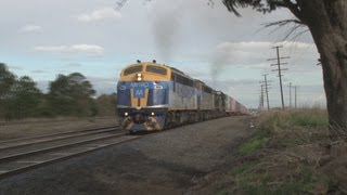 Classic EMDs blasting upgrade  Australian trains and railroads [upl. by Grail]