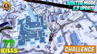 ❄️ FIRST TIME MRCYBERSQUAD PLAYING THE NEW WINTER MODE  29 UPDATE IS HERE IN BGMIPUBGM [upl. by Viking]