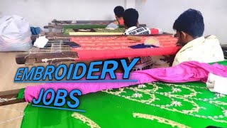 1200 to 1500 dharam salary HAND EMBROIDERY JOBS IN DUBAI dubaijob handembroidery zariwork [upl. by Amadeus]