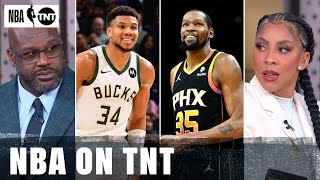 The Tuesday Crew Reacts to Bucks vs Suns Battle In The Valley  NBA on TNT [upl. by Akimit]