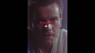 Originals vs Prequels starwars originals prequels 1v1 edit goat bestmovies [upl. by Schwing]