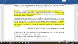 Examen de Nombramiento 2022 preguntas 1 al 12 Comprensión lectora en HABILIDADES GENERALES [upl. by Joseito]