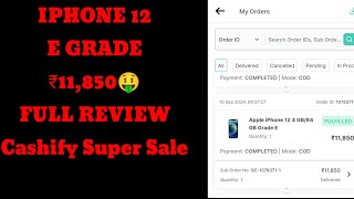 IPhone 12 In 11k💸 E Grade Cashify Super Sale Unboxing Video 2024cashifysupersale iphone short [upl. by Natalie]