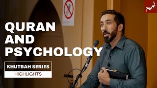 Quranic Teachings amp Modern Psychology  Nouman Ali Khan [upl. by Aek30]