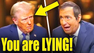 WATCH Fox Host CUTS OFF Trump Hits Him With BRUTAL Fact Check [upl. by Eiramanin]