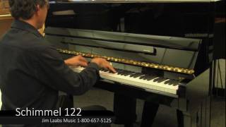 Schimmel 122 Upright Piano Video Demo [upl. by Yenahteb700]