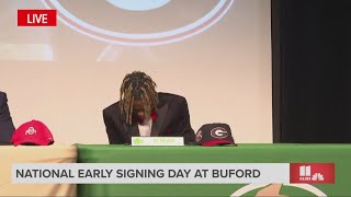 Buford High School player KJ Bolden commitment announcement [upl. by Maryrose885]