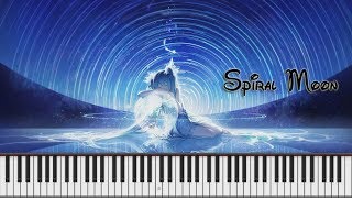 Spiral moon  Sereno Piano Tutorial Synthesia 나선의 달  세레노 [upl. by Anailli]